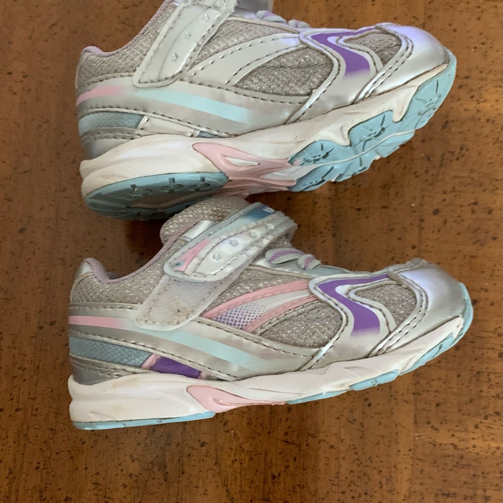 Little girl’s sneakers